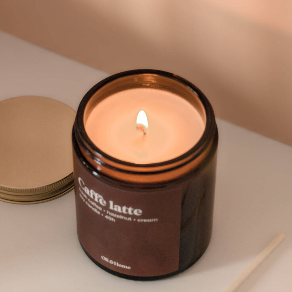 Caffè Latte Scented candle | Fresh Coffee, Hazelnut & Cream