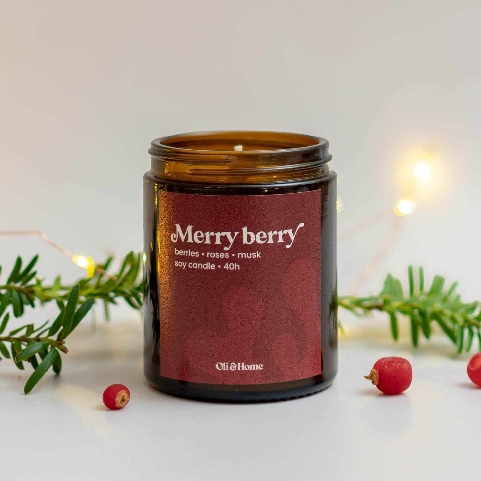 Merry Berry Scented candle | Berries, Roses and Musk