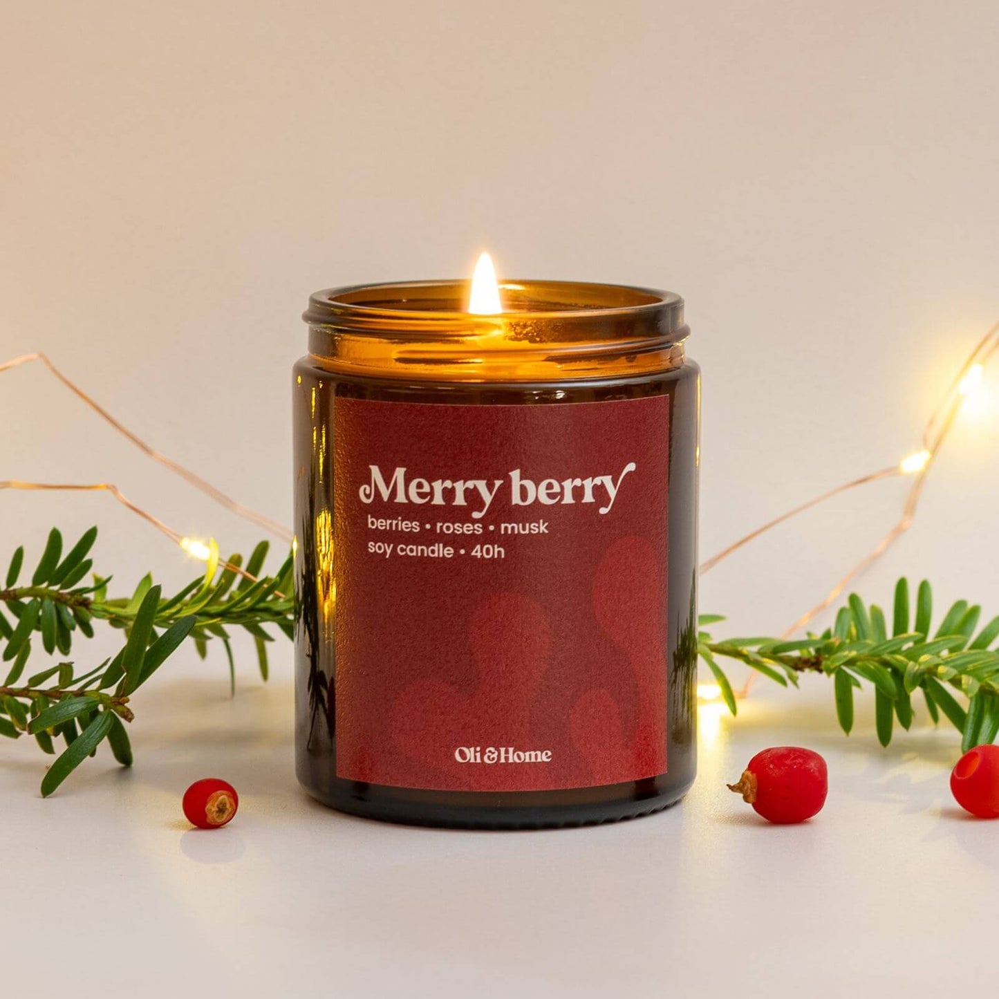 Merry Berry Scented candle | Berries, Roses and Musk