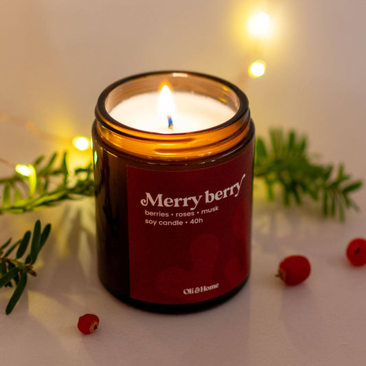 Merry Berry Scented candle | Berries, Roses and Musk