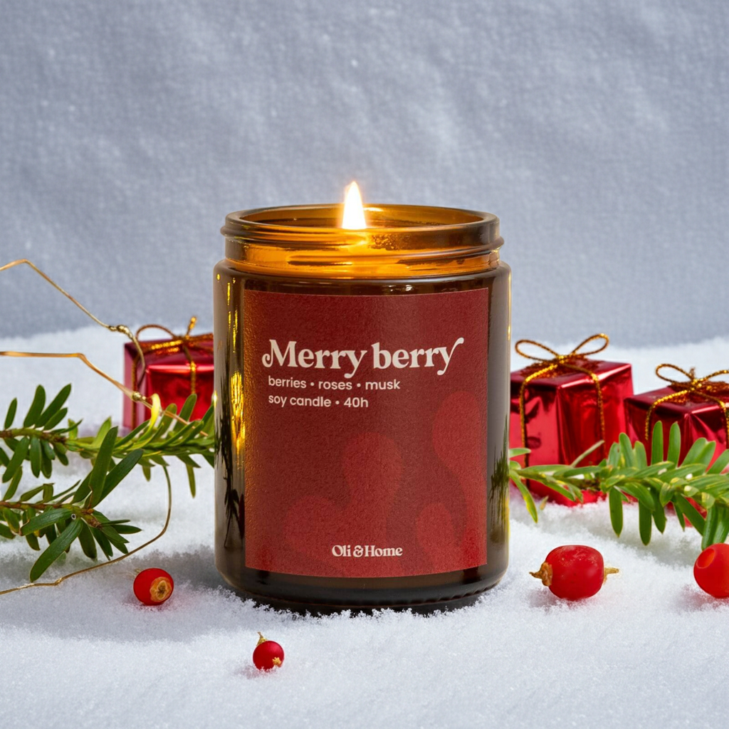 Merry Berry Scented candle | Berries, Roses and Musk