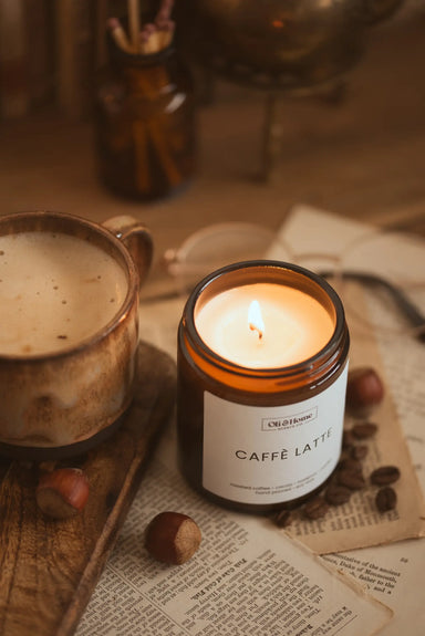 Caffè Latte | Fresh Coffee + Vanilla Scented Candle