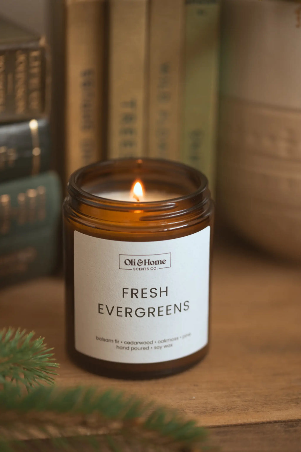Fresh Evergreens | Pine + Cedarwood Scented Candle