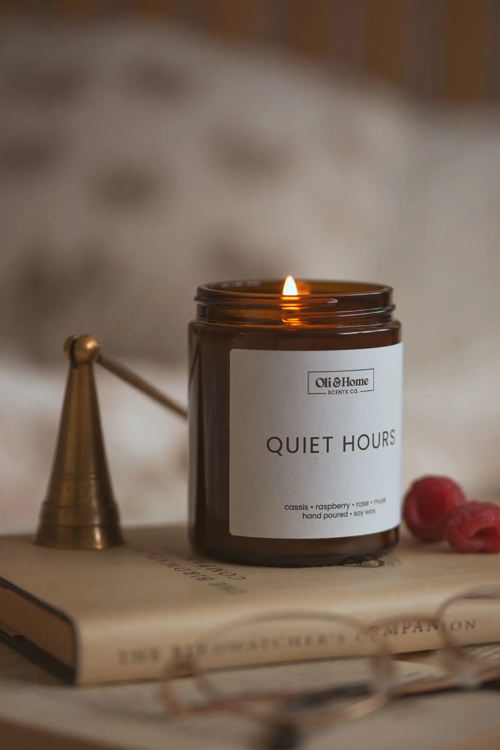 Quiet Hours | Berries + Petals Scented Candle