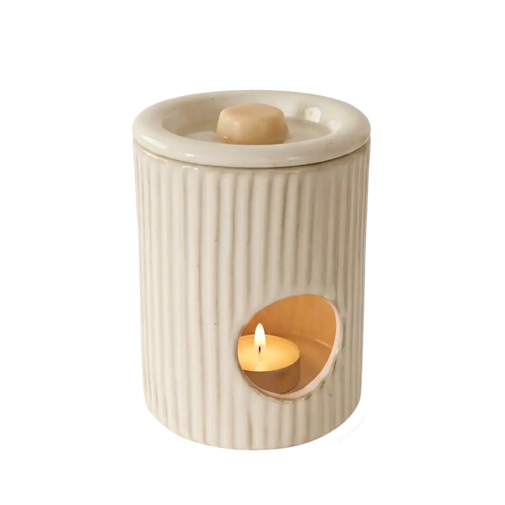 The Glow | Ribbed Ceramic Wax Melt Burner