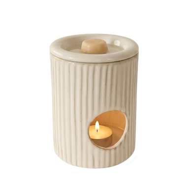 The Glow | Ribbed Ceramic Wax Melt Burner