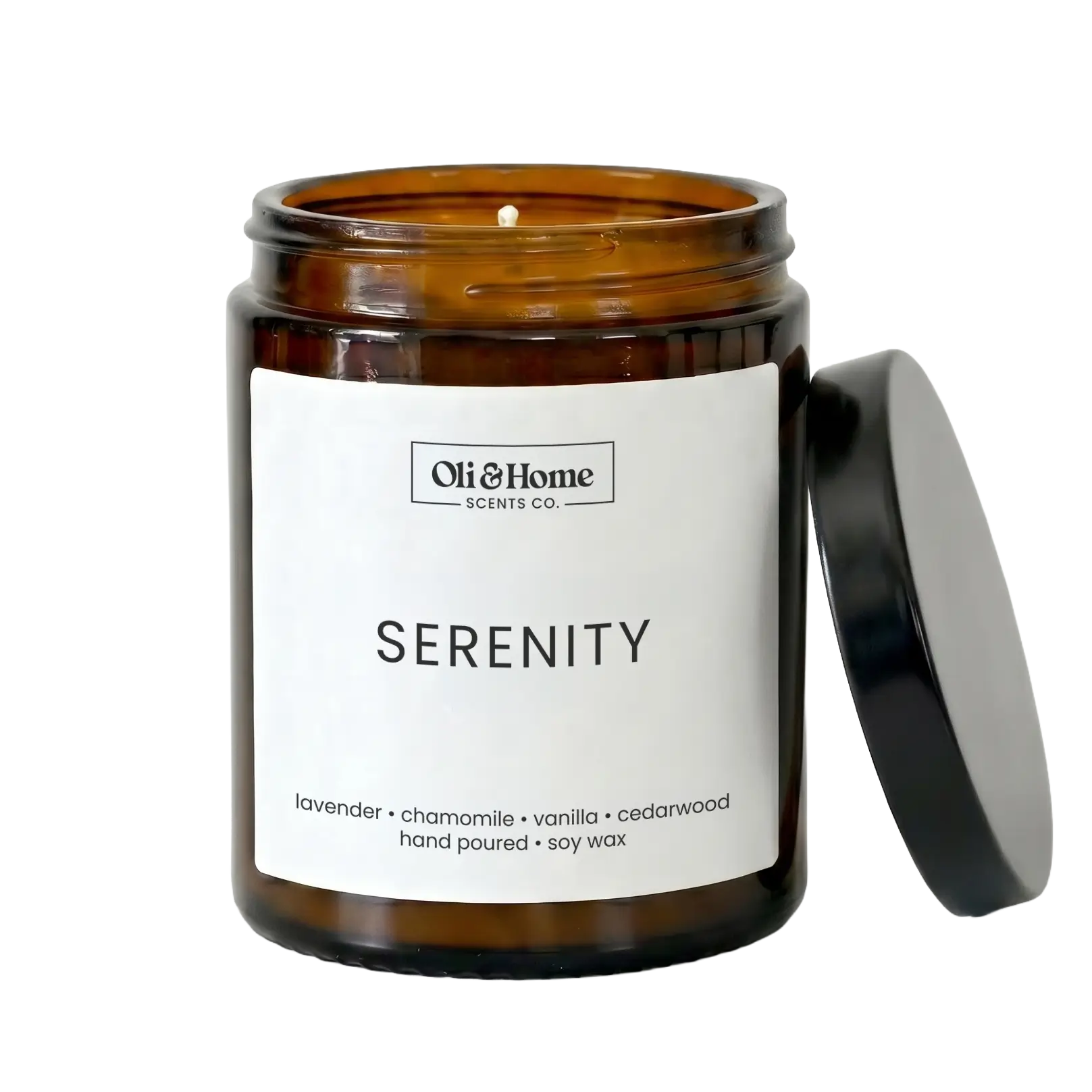 Serenity | Chamomile + Vanilla Scented Candle