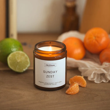 Sunday Zest | Bergamot + Ginger Scented Candle