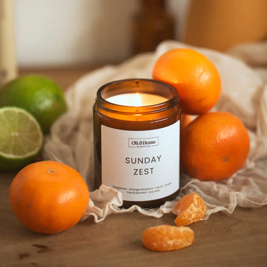 Sunday Zest | Bergamot + Ginger Scented Candle