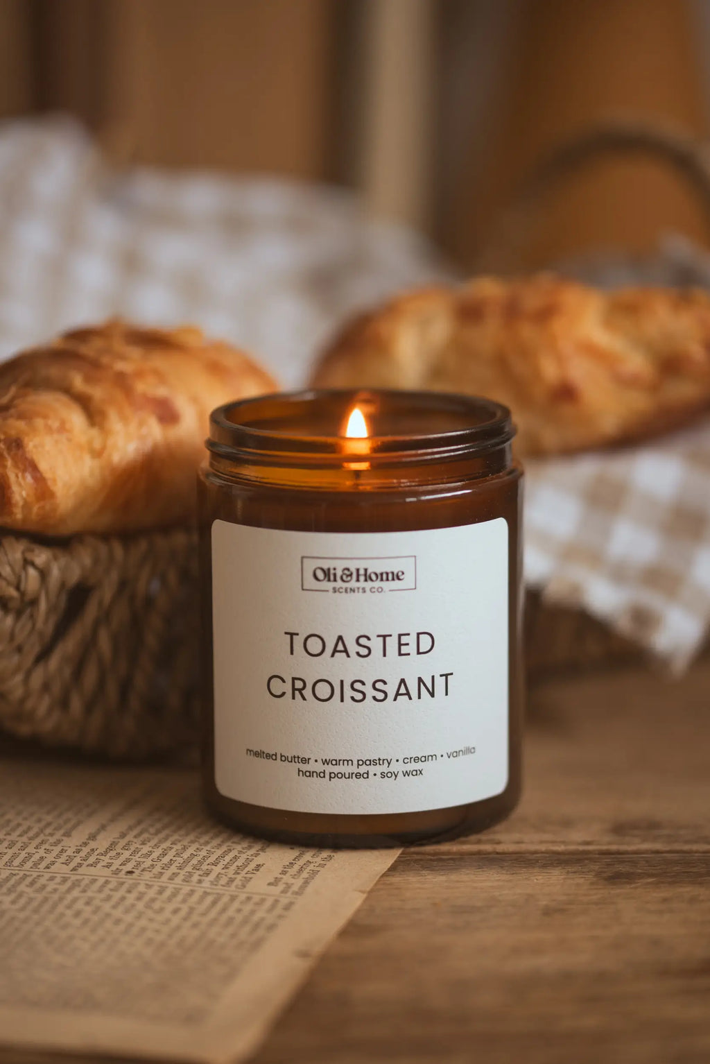 Toasted Croissant | Butter + Pastry Scented Candle
