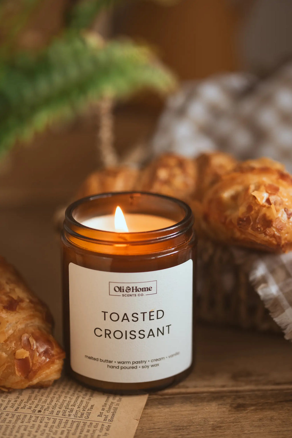 Toasted Croissant | Butter + Pastry Scented Candle