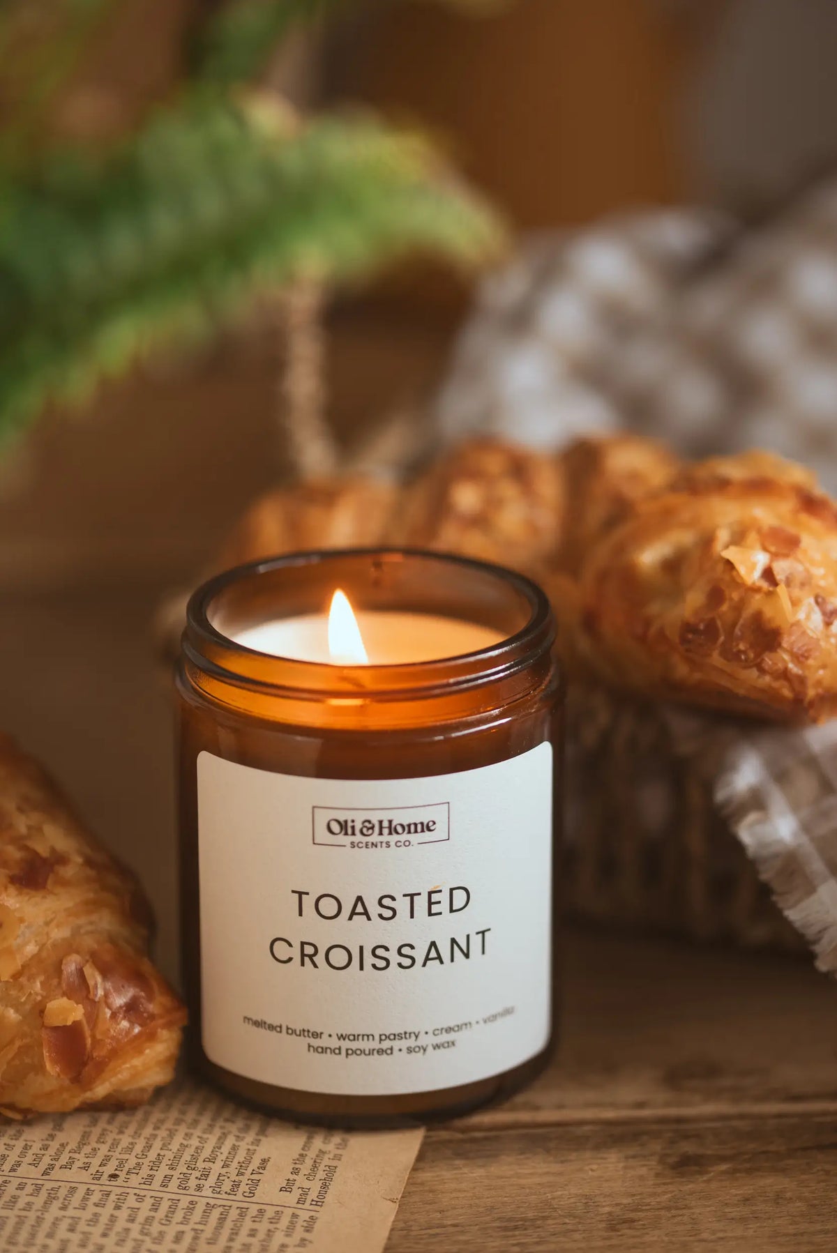 Toasted Croissant | Butter + Pastry Scented Candle