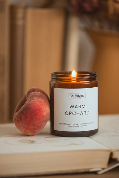Warm Orchard | Peach + Honey Scented Candle