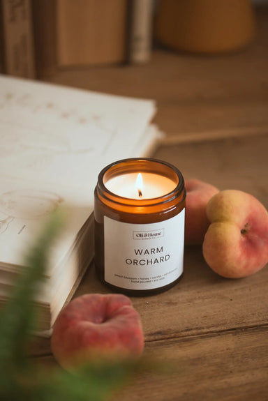 Warm Orchard | Peach + Honey Scented Candle