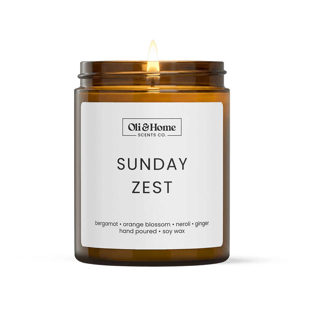 Sunday Zest | Bergamot + Ginger Scented candle