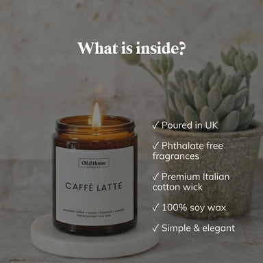 Caffè Latte | Fresh Coffee + Vanilla Scented Candle