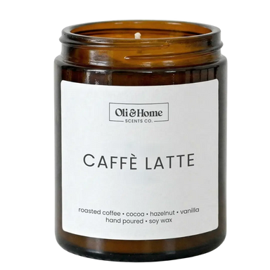 Caffè Latte | Fresh Coffee + Vanilla Scented Candle