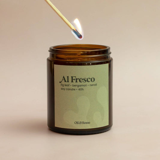 Al Fresco Scented Candle | Fig Leaf, Bergamot & Neroli