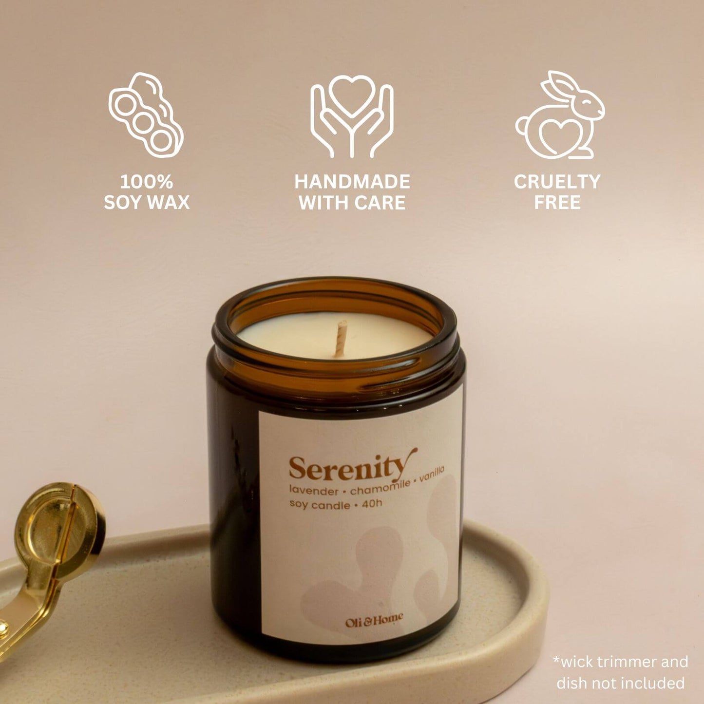 Serenity Scented candle | Lavender, Chamomile & Vanilla