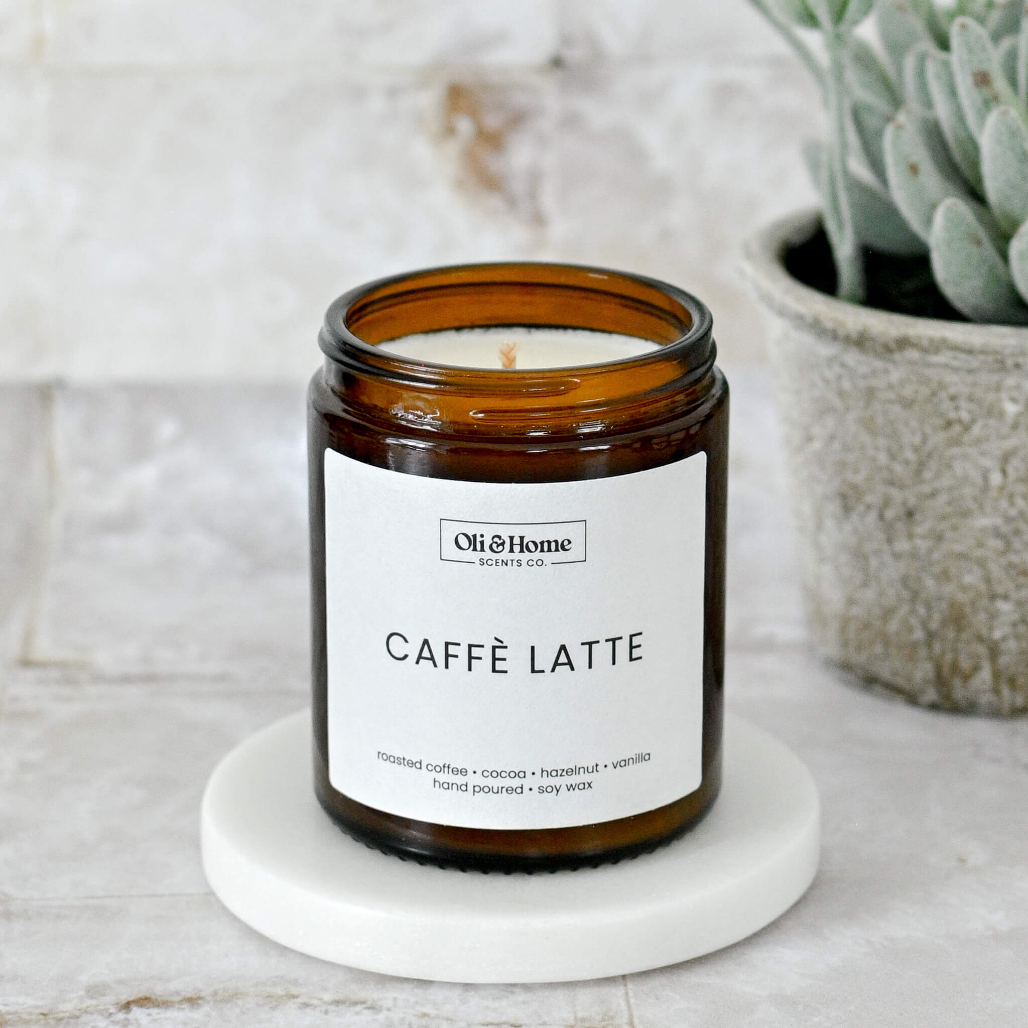 Caffè Latte | Fresh Coffee + Vanilla Scented candle