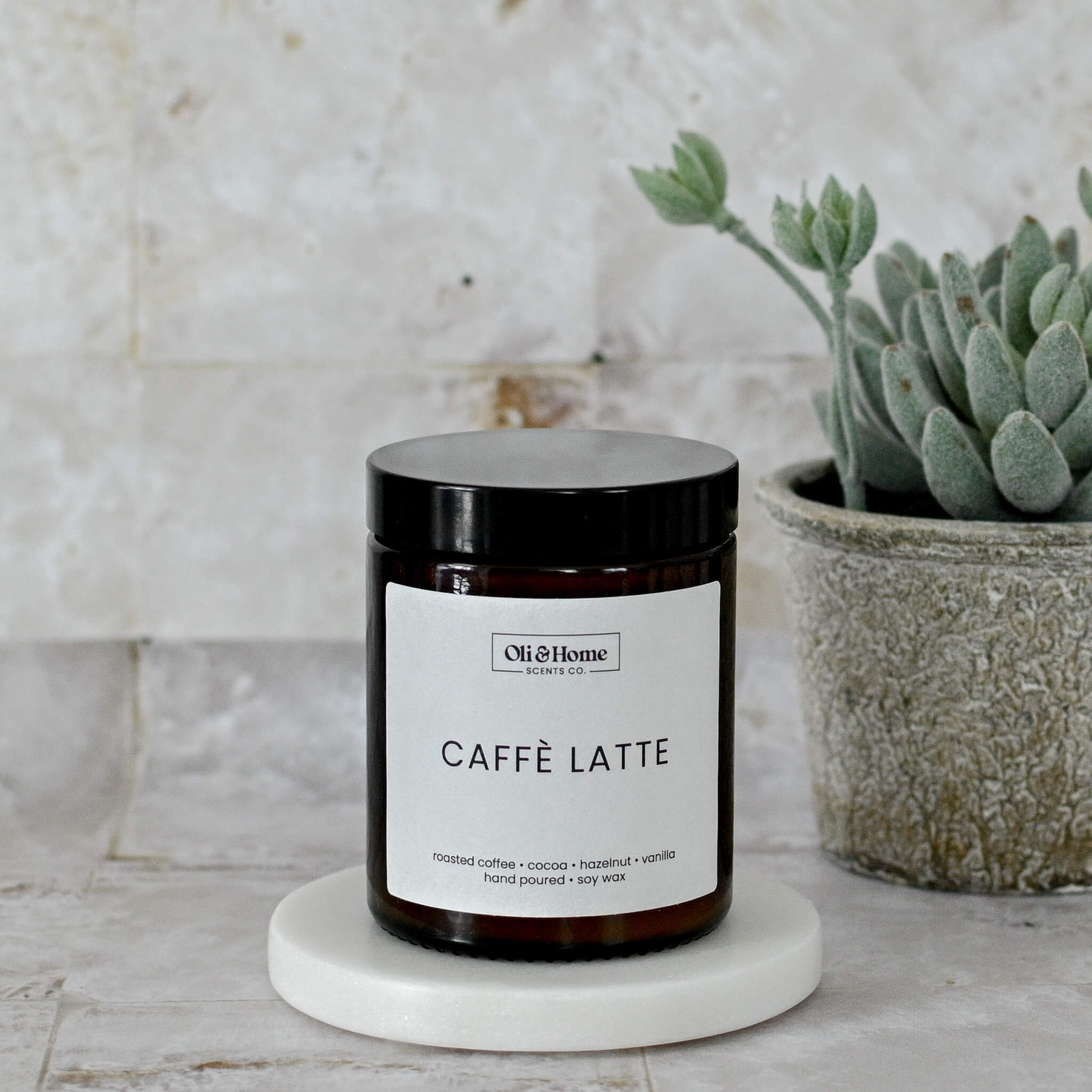 Caffè Latte | Fresh Coffee + Vanilla Scented candle