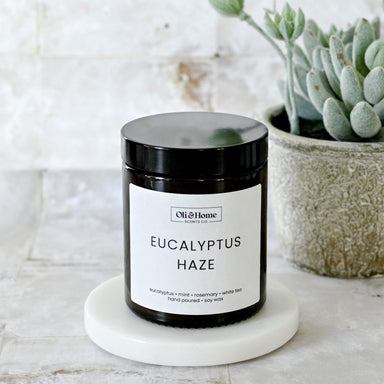 Eucalyptus Haze | Eucalyptus + Mint Scented Candle