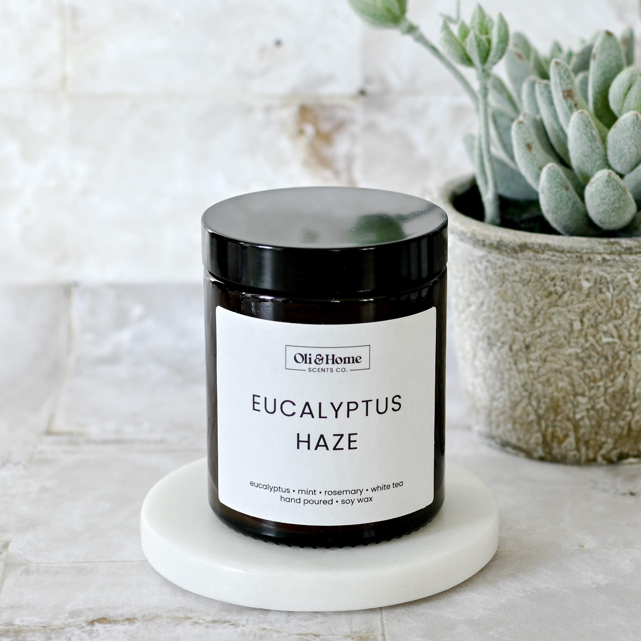 Eucalyptus Haze | Eucalyptus + Mint Scented candle