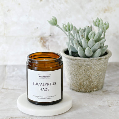 Eucalyptus Haze | Eucalyptus + Mint Scented Candle