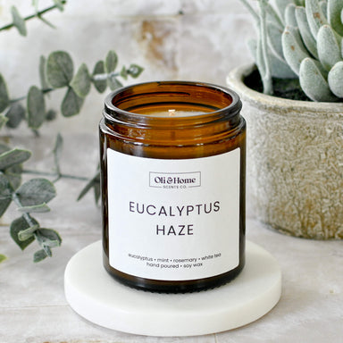 Eucalyptus Haze | Eucalyptus + Mint Scented Candle