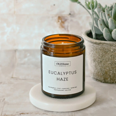 Eucalyptus Haze | Eucalyptus + Mint Scented Candle