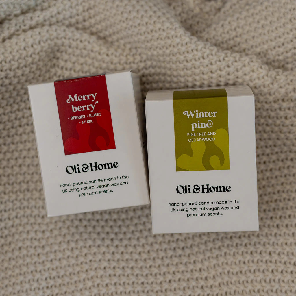 Festive Scented Candles Bundle | Merry Berry + Winter Pine