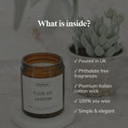 Flor de Jardim | Jasmine + Wild Rose Scented candle