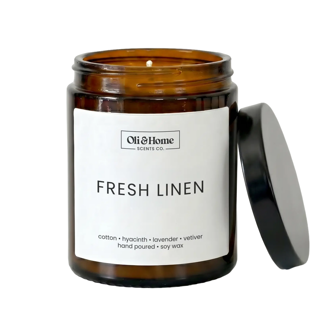 Fresh Linen Scented Candle