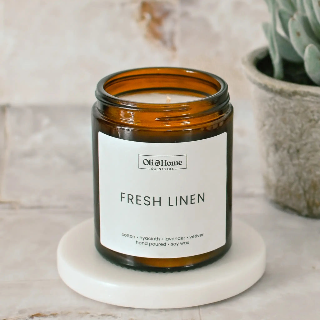 Fresh Linen Scented Candle