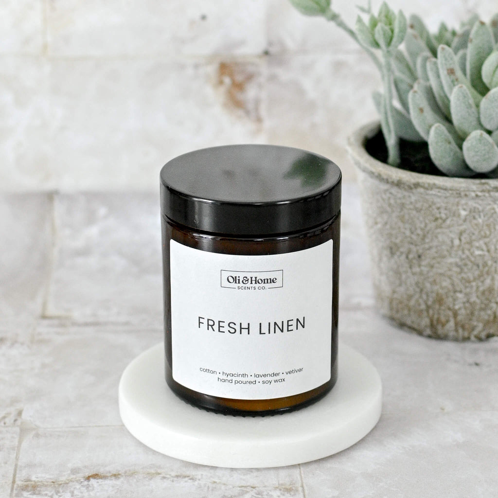 Fresh Linen Scented Candle