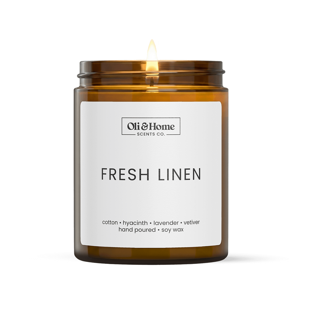 Fresh Linen Scented Candle