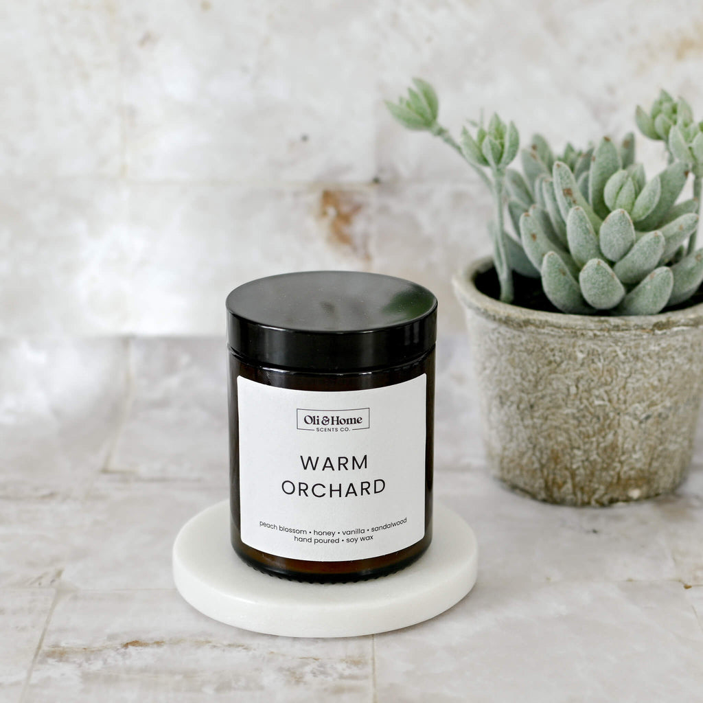 Warm Orchard Scented Candle