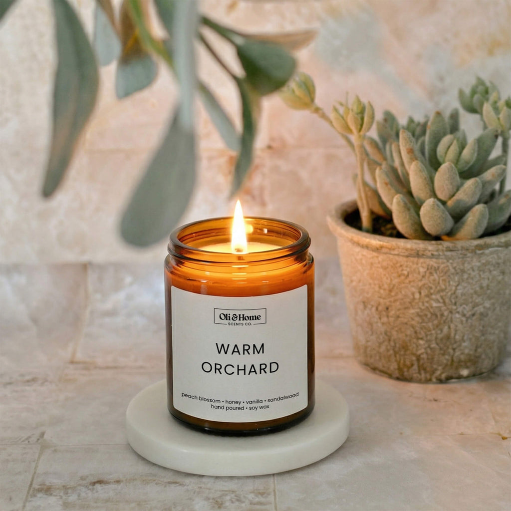 Warm Orchard Scented Candle