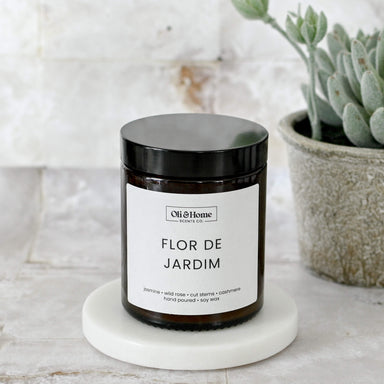 Flor de Jardim | Jasmine + Wild Rose Scented Candle