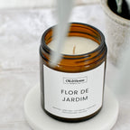 Flor de Jardim | Jasmine + Wild Rose Scented candle