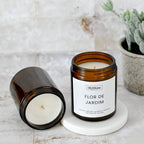 Flor de Jardim | Jasmine + Wild Rose Scented candle