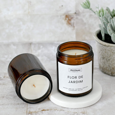 Flor de Jardim | Jasmine + Wild Rose Scented Candle