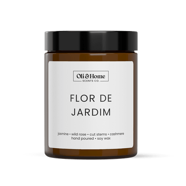 Flor de Jardim | Jasmine + Wild Rose Scented Candle