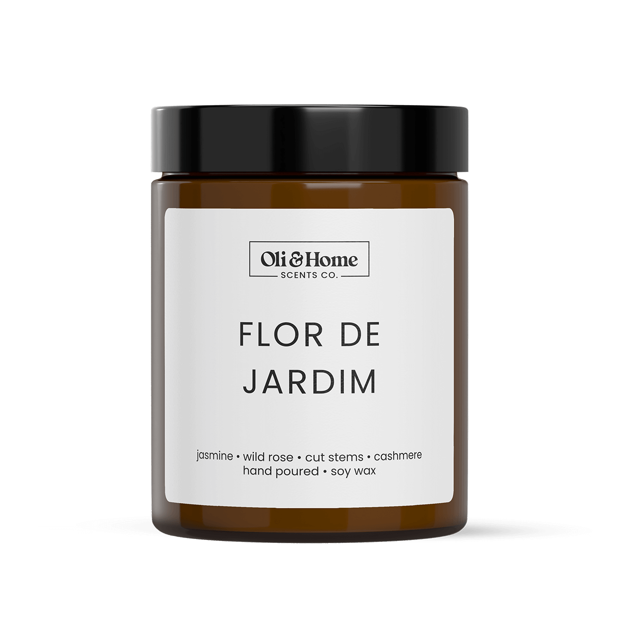Flor de Jardim | Jasmine + Wild Rose Scented candle