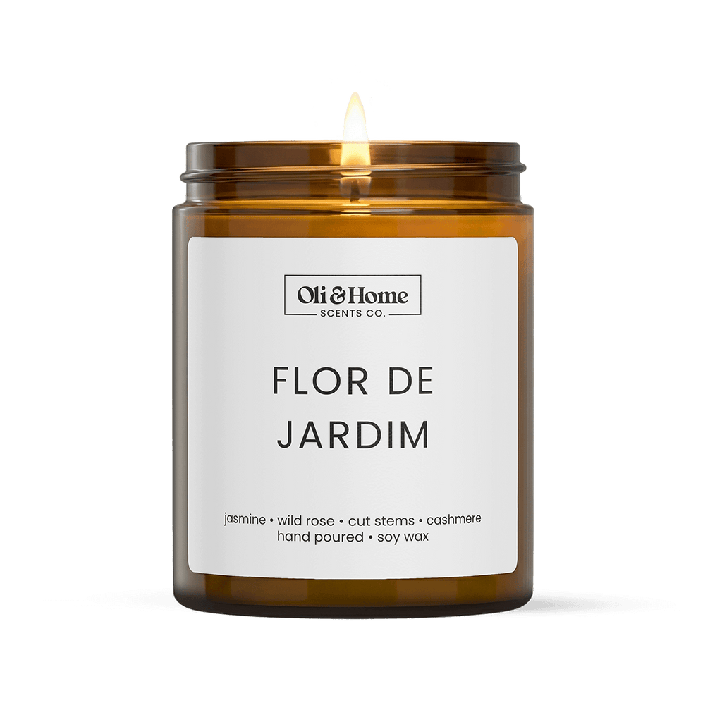 Flor de Jardim | Jasmine + Wild Rose Scented candle