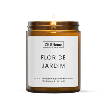 Flor de Jardim | Jasmine + Wild Rose Scented Candle