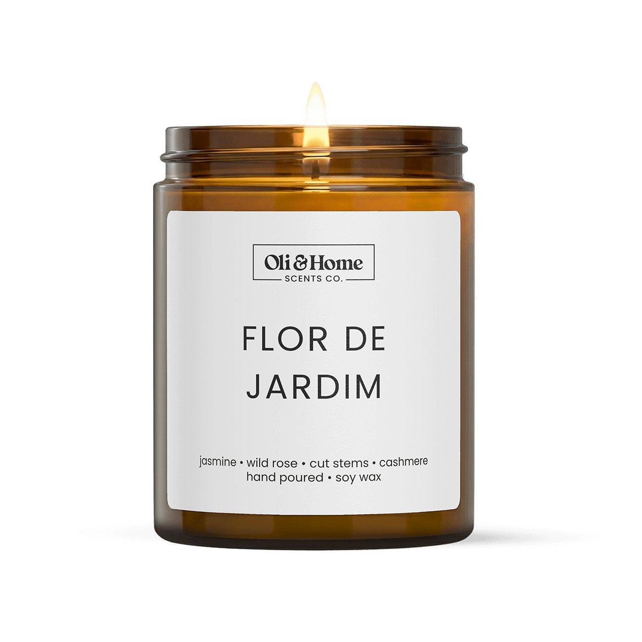 Flor de Jardim | Jasmine + Wild Rose Scented candle
