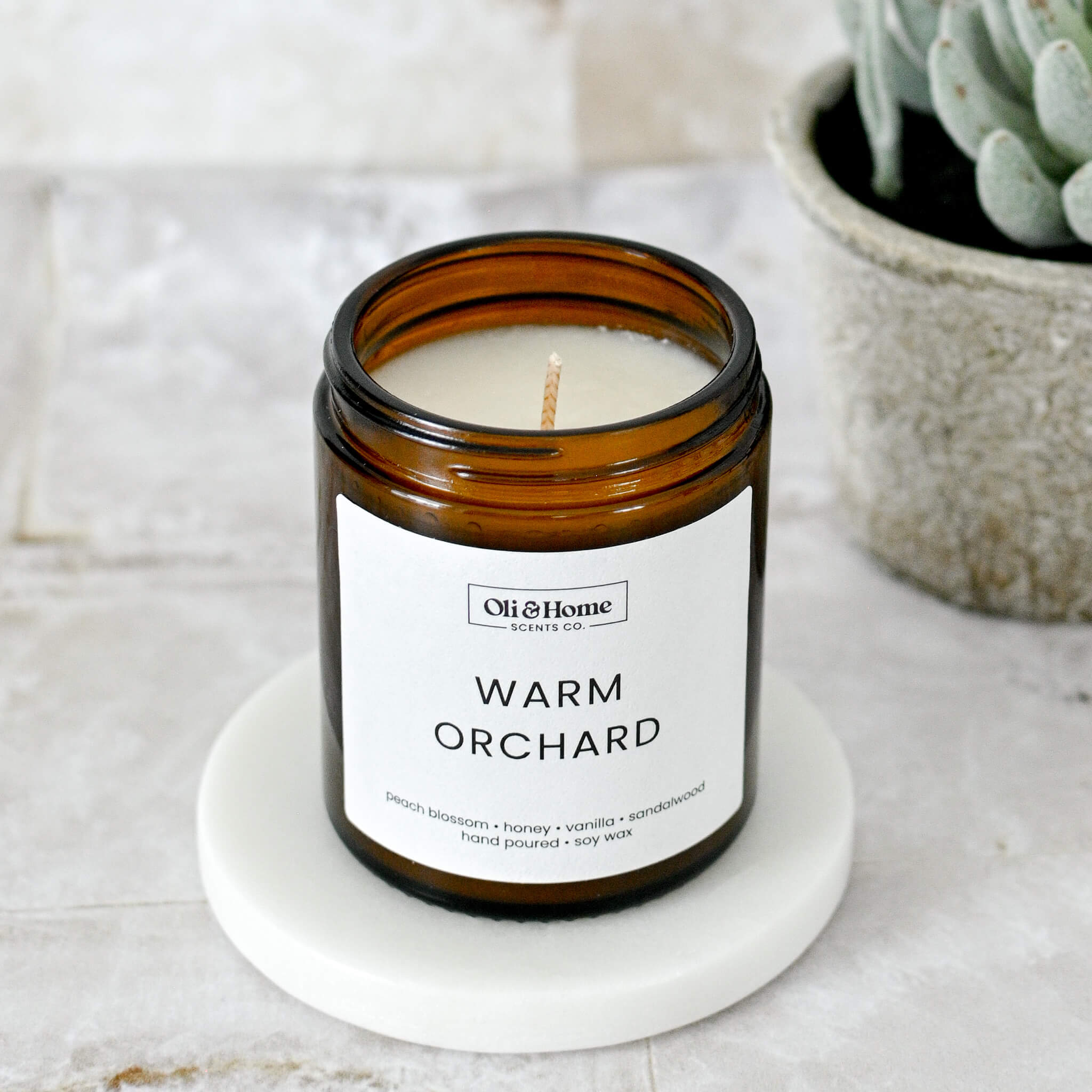 Warm Orchard Scented Candle