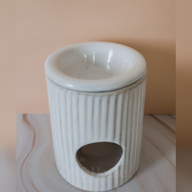 The Glow | Ribbed Ceramic Wax Melt Burner