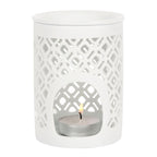 Elegant White Matte Wax Melt Burner